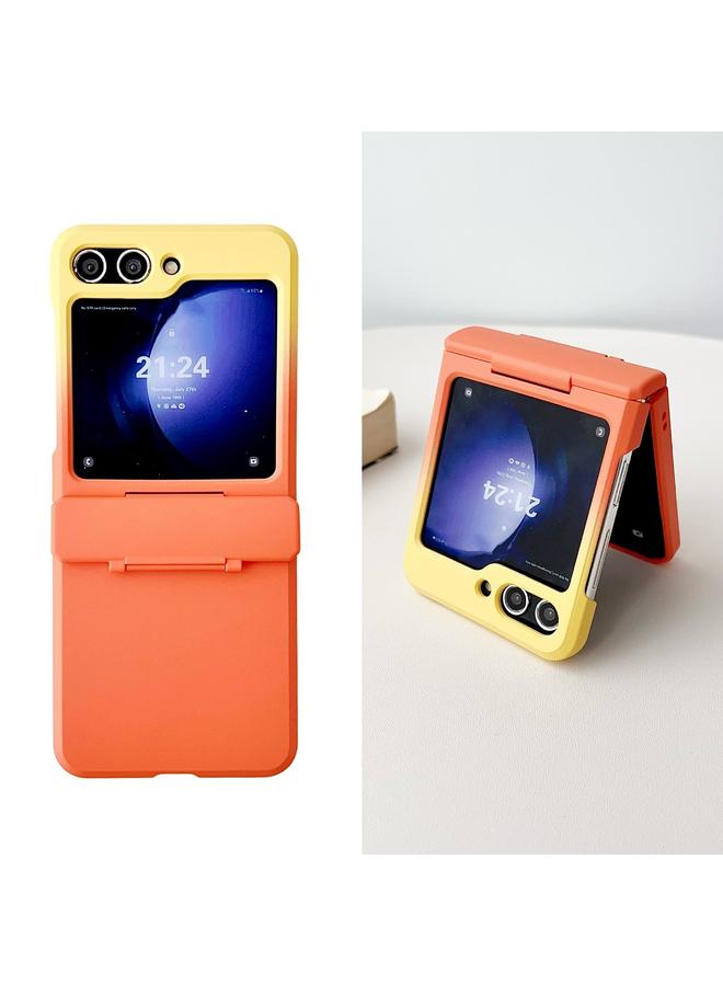 erorex Case For Samsung Galaxy Z Flip5 5G Skin Feel PC Full Coverage Shockproof Phone Case - Image 1