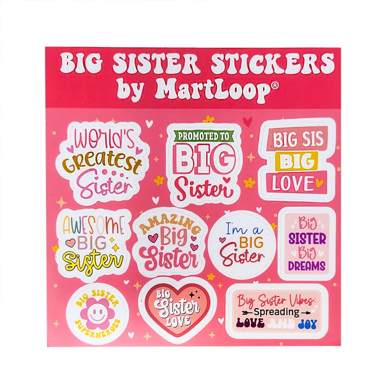 MartLoop Best Big Sister Doll Bundle - Includes Doll, Book, and Stickers â€“ Perfect Sibling Gift from Baby or Toddler, 3 Piece Bundle - Image 3