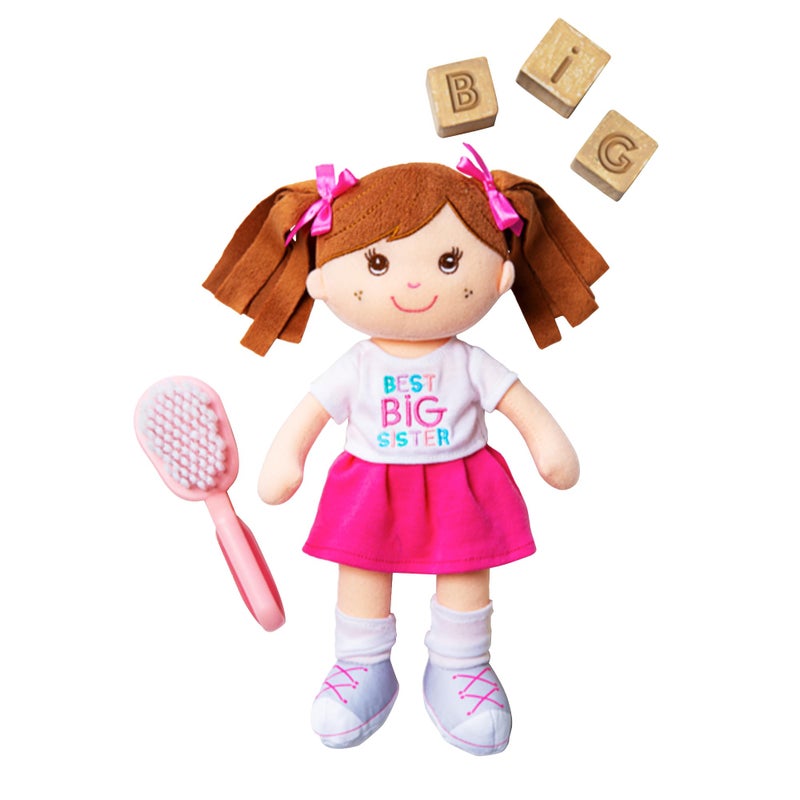MartLoop Best Big Sister Doll Bundle - Includes Doll, Book, and Stickers â€“ Perfect Sibling Gift from Baby or Toddler, 3 Piece Bundle - Image 5