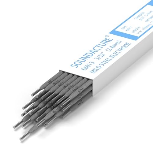 SOUNDACTURE E6013 Welding Rod 3/32" 1lb Carbon Steel Stick Electrodes for Arc Welding Machine - Easy Strike, Smooth Arc, Reliable Performance - Image 1