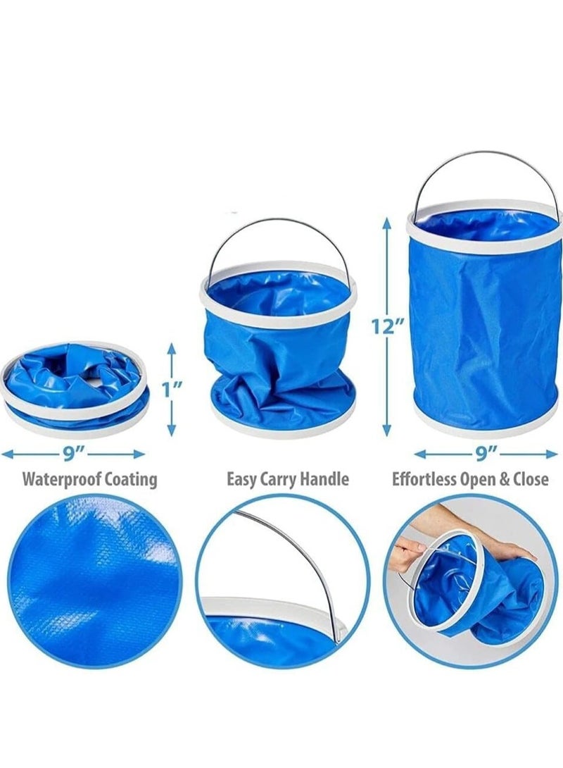 Hanayo 15-Pieces Set Microfiber Towels Car Wash Cleaning Tool Kit Detailing Brush - Image 3