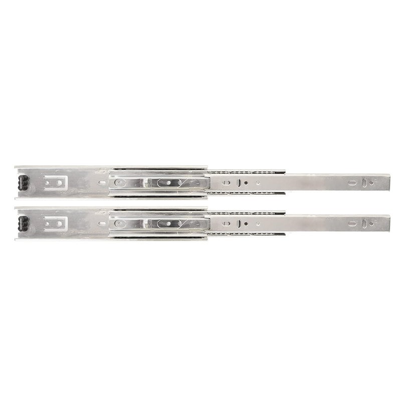Link ® Telescopic Soft Close Drawer Channel 12 inch 45kg 2 Pc Set (Silver) - Image 1