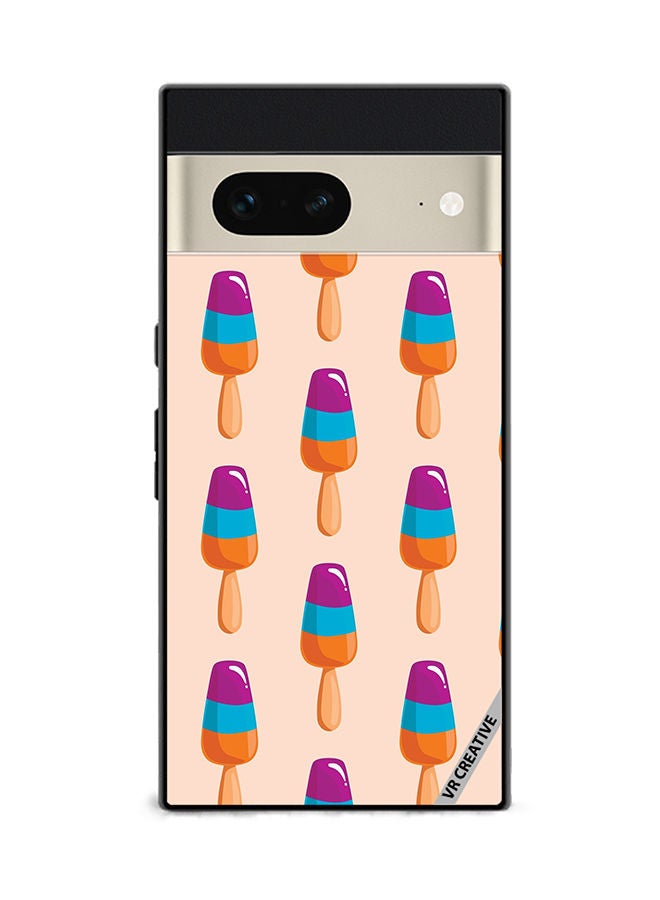 VR CREATIVE Protective Case Cover For Google Pixel 7 Colorful Sunday Design Multicolour - Image 1