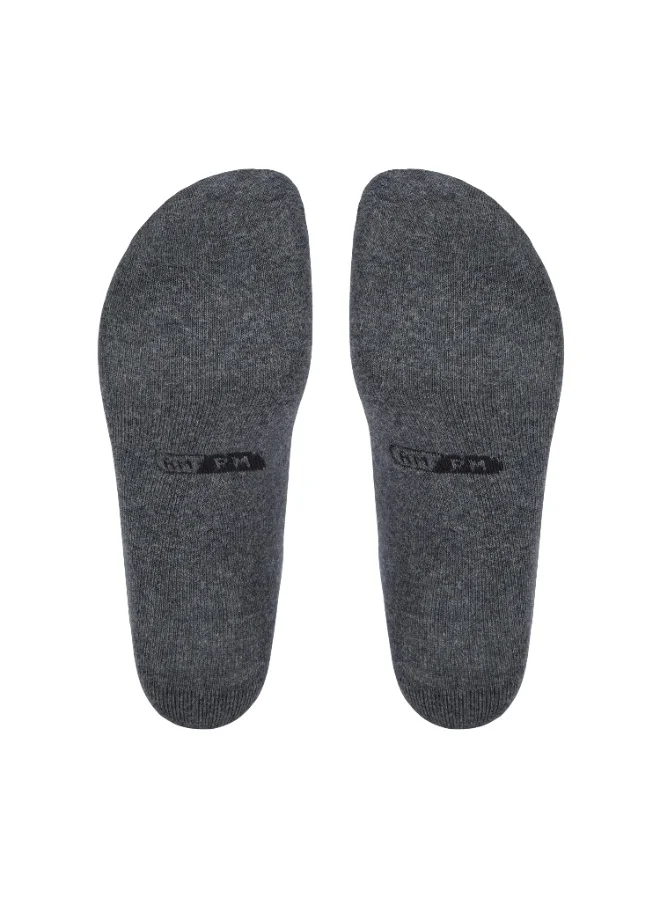 Ampm  Mens Cotton-blended Low cut Sneaker Socks (PACK OF 6) Lightweight, Ultra-Soft touch, Secure Gentle Grip, Reinforced stitch, Skin Friendly - GREY  | Best Price UAE