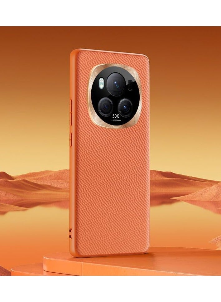 General Honor Magic 6 Pro 5G Case, Luxury Leather Soft Silicone Phone Back Cover For Magic 6 Pro Stylish Funda Shockproof Bumpe 