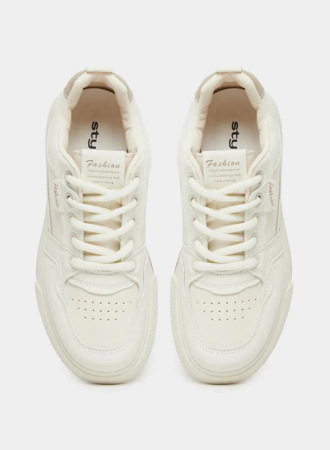 Styli Styli Flatform Lace Up Sneakers