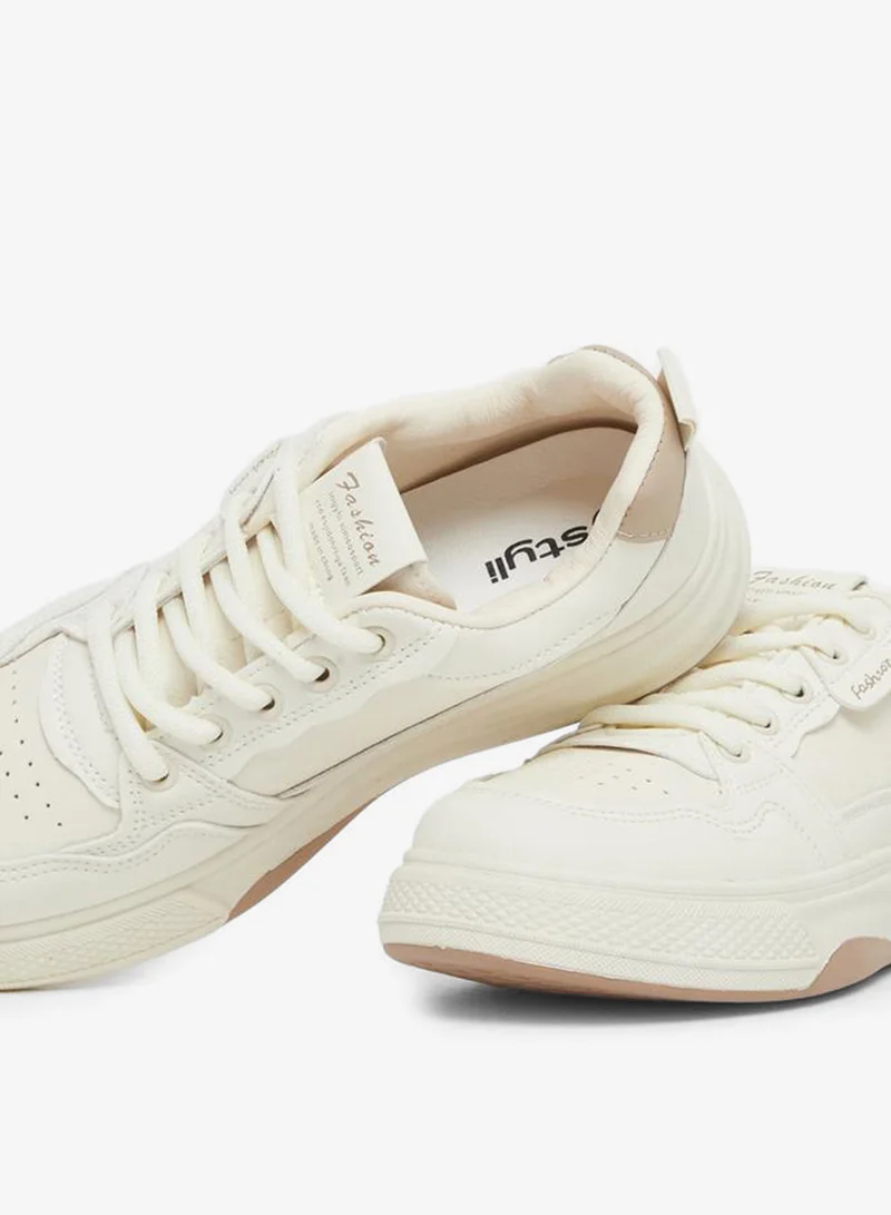 Styli Active  Flatform Lace Up Sneakers for Women | Best Price UAE