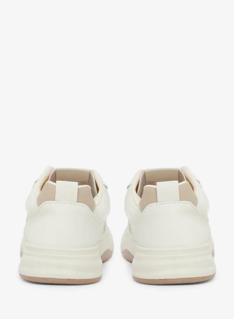 Styli Active  Flatform Lace Up Sneakers for Women | Best Price UAE