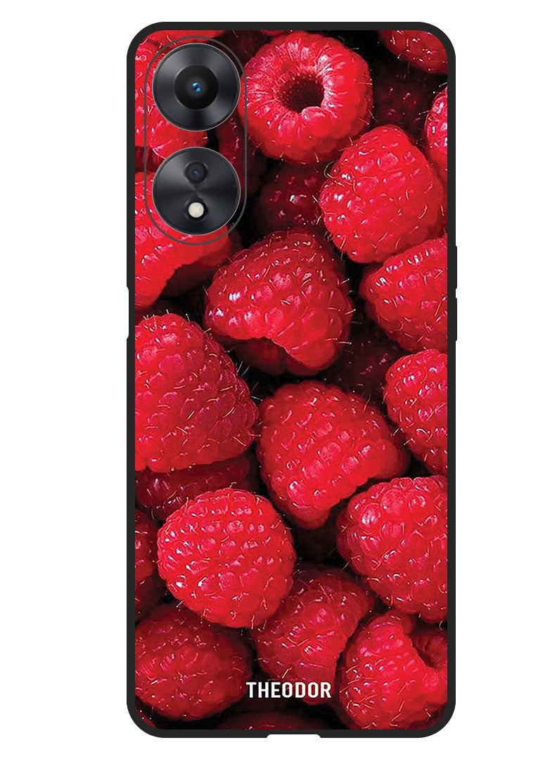 Theodor Protective Case Anti Scratch Shock Proof Bumper Cover For Oppo A98 Raspberries - Image 1