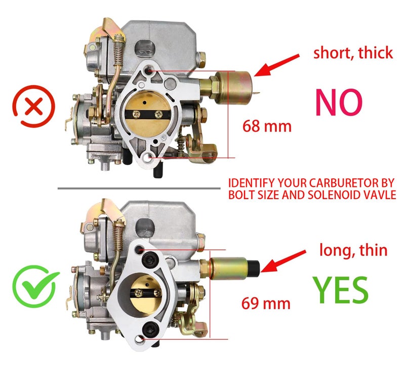 THUNDERMINGO 30/31 PICT-3 Carburetor for VW Beetle 113129029A Air Cooled Type 1 2 3 4 Bug Bus Gghia 1975-1982 Engine with Single Port 1500CC Manifold Automatic Choke Carb 027H117510E - Image 3