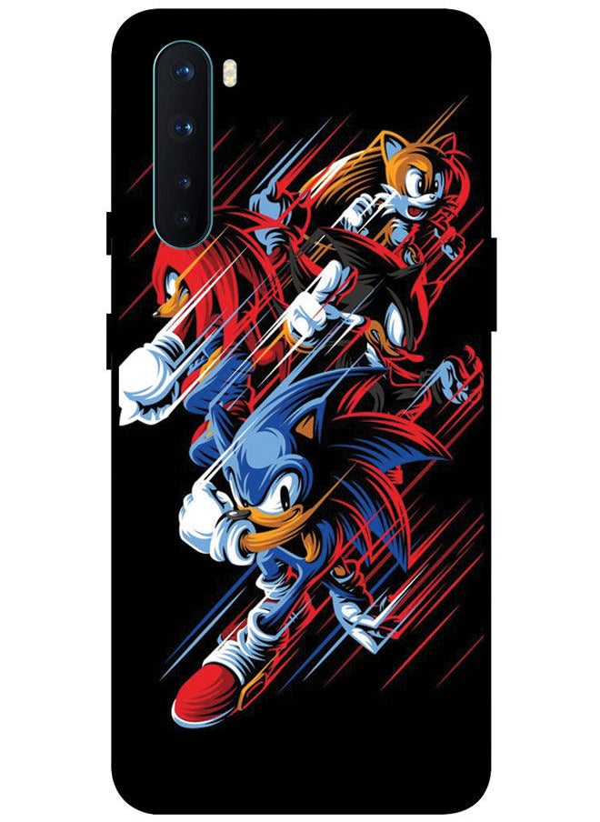 EYE CATCH - Protective Case Cover For OnePlus Nord Smart Series Printed Protective Case Cover for OnePlus Nord Sonic In Action - Image 1