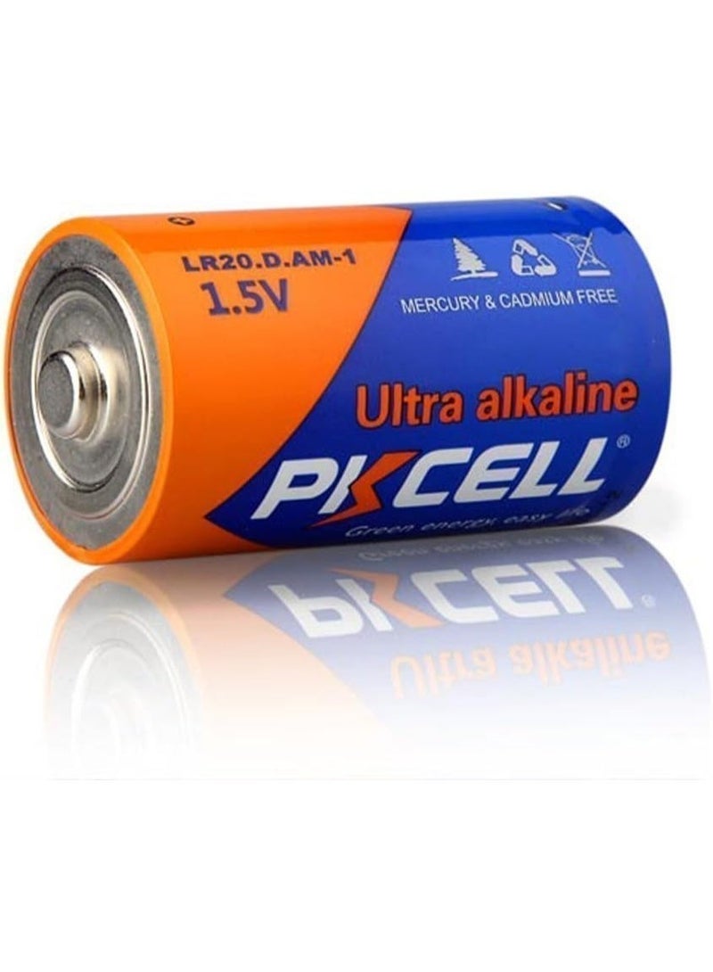 بي كي سيل Ultra Alkaline D Batteries 1.5V, Pack of 8, Long Lasting Heavy Duty Power, Leak Resistant, Mercury & Cadmium Free, Ideal for Flashlights, Radios, Toys, Clocks & Household Devices - Image 3