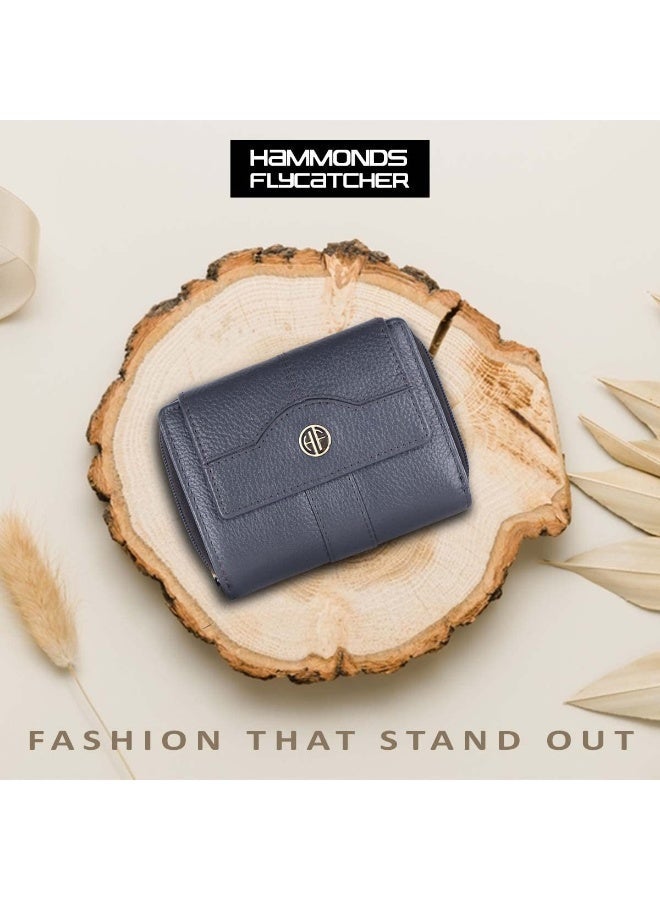 HAMMONDS FLYCATCHER Wallet for Women - Leather Ladies Wallet -MU 14 Card Slots - RFID Protection - 3 ID Card Slots - Women's Wallet - Button Closure -Hand Wallet - Daily Use, Money Purse | TB2M - Image 3