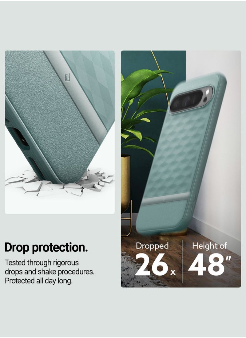 Caseology - Parallax for Google Pixel 9 Case / Pixel 9 PRO Case Cover (2024) - Sage Green - Image 1