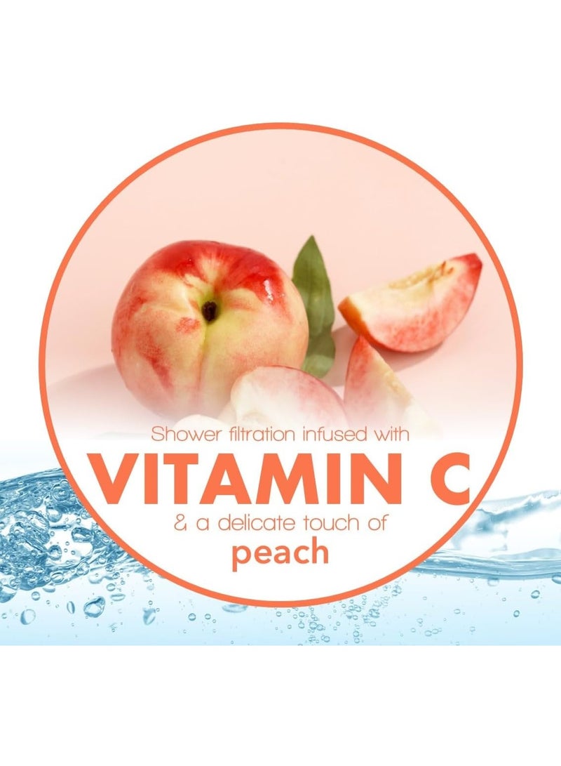 Be-Vita Be-Vita Korean Vitamin Shower Filter - Anti Hair Loss - Prevents Dry Skin - Chlorine Removal - Rust Removal - Relaxing Aromatherapy - Non-Toxic (Peach)  - Image 2