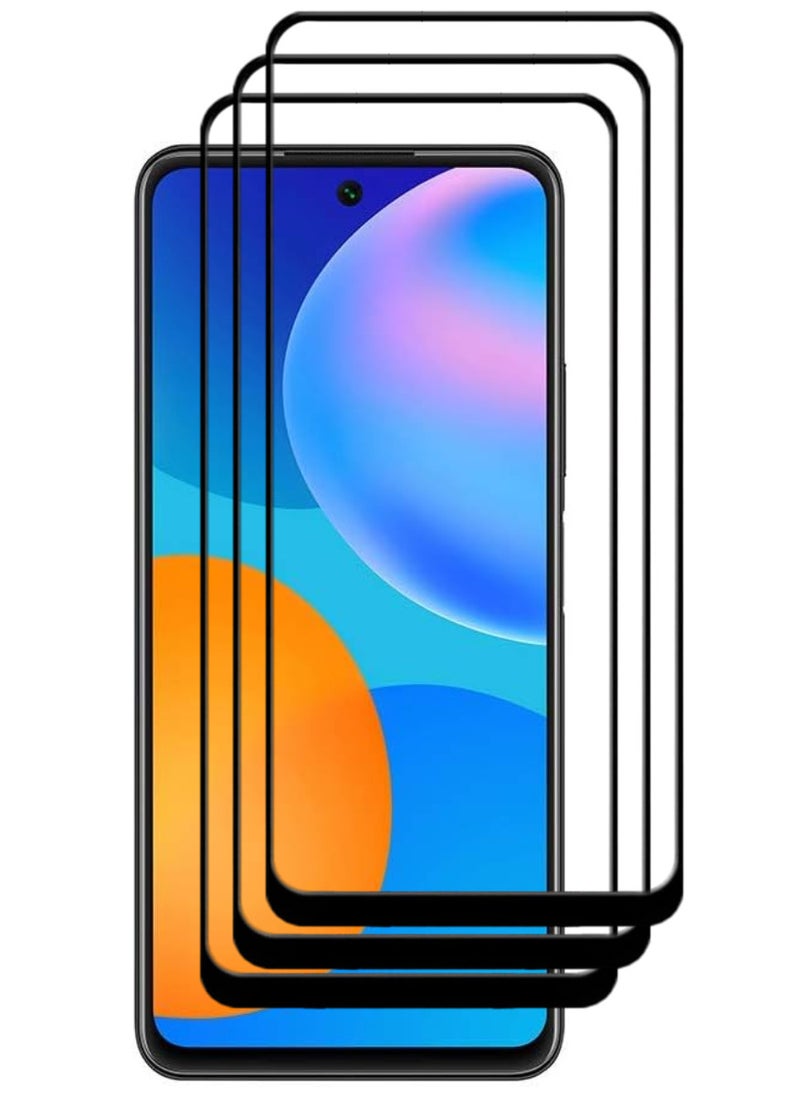 ACLIX 3 Pieces Antistatic ESD Dustproof Premium Quality High Definition Tempered Glass Screen Protector Designed For Huawei Y7a - Image 1