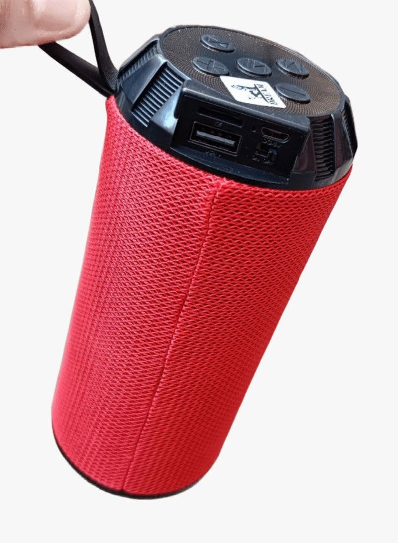 مكبر صوت لاسلكي محمول GT-122 مزود بمنفذ USB وبطاقة Micro SD وراديو FM وصوت ممتاز - Image 1