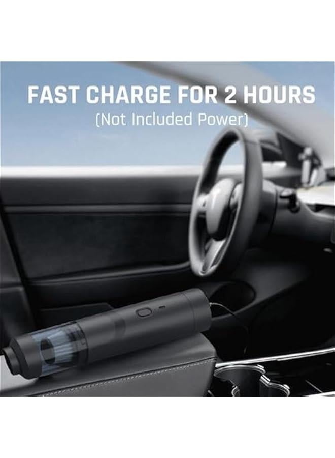 Car Cordless Vacuum 19000Pa Powerful Vacuum 4 In 1 Portable Slim V8 Mate Car Cordless (Some Accessories Are Black) Rechargeable Portable For, Home, Office, Kitchen - Image 3