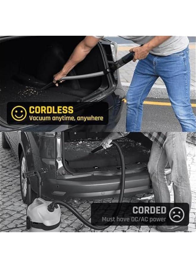 Car Cordless Vacuum 19000Pa Powerful Vacuum 4 In 1 Portable Slim V8 Mate Car Cordless (Some Accessories Are Black) Rechargeable Portable For, Home, Office, Kitchen - Image 4