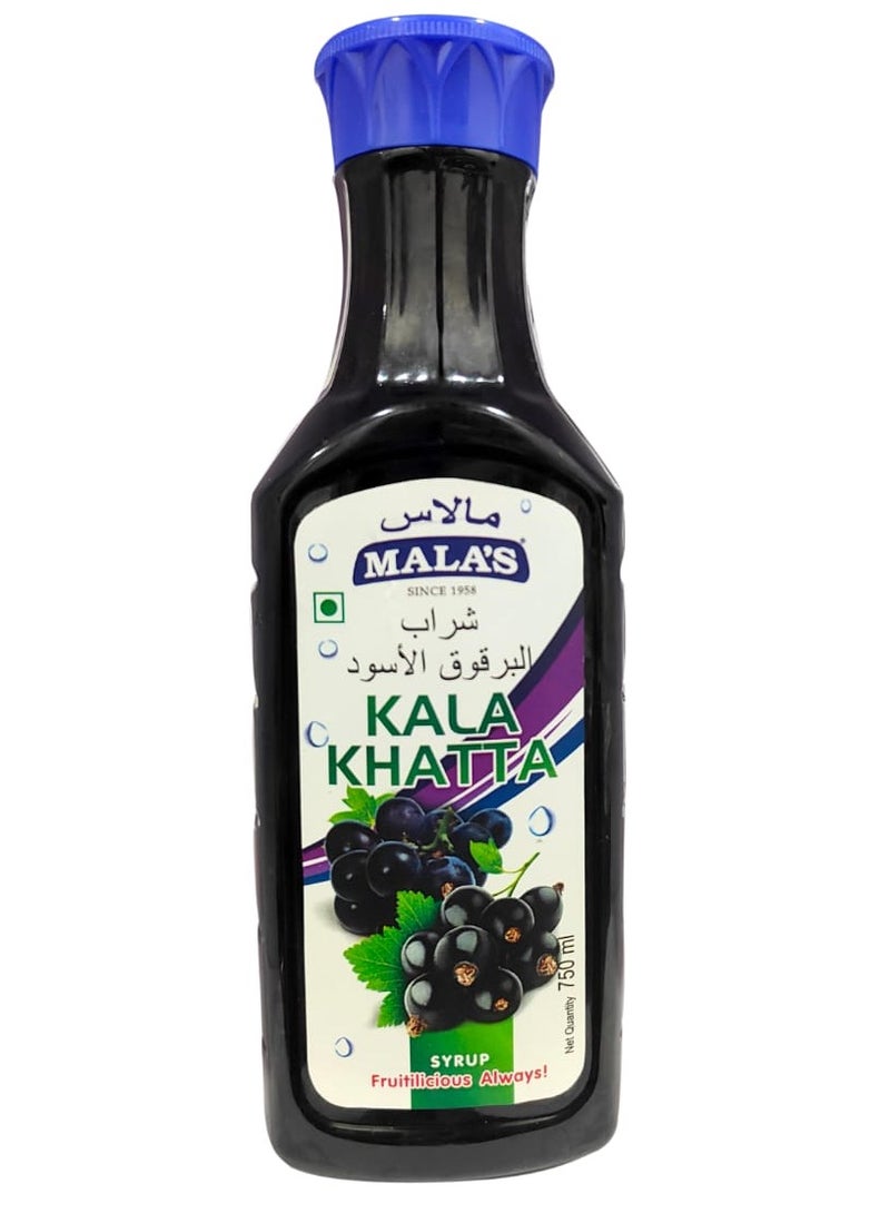 Mala's Kala Khatta Syrup 750 ml 