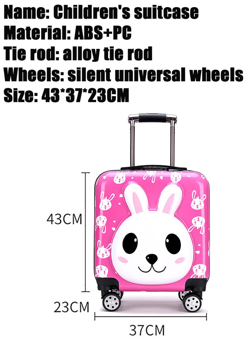 MissTiara - Kids Roller Duffle Bag Travel Quiet Spinner Wheel Luggage 18 Inch Travel and School Roller Case - Image 1