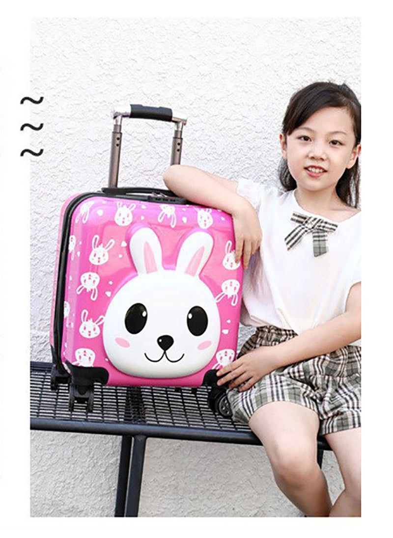 MissTiara - Kids Roller Duffle Bag Travel Quiet Spinner Wheel Luggage 18 Inch Travel and School Roller Case - Image 1