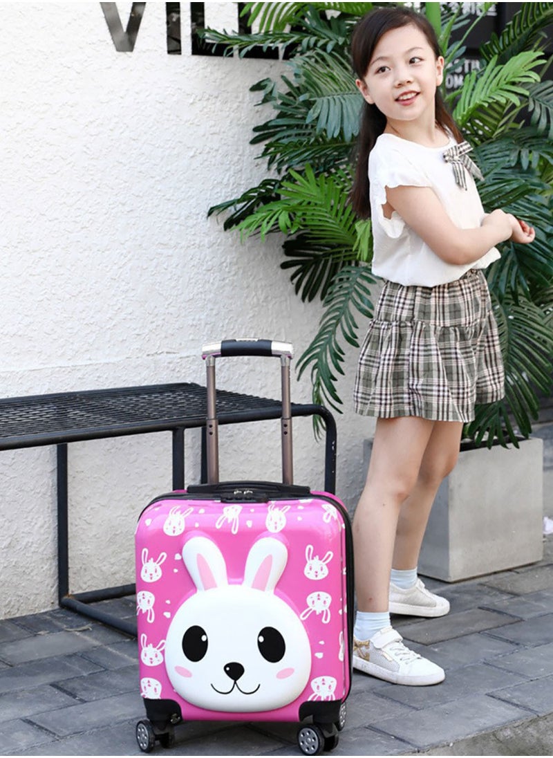 MissTiara - Kids Roller Duffle Bag Travel Quiet Spinner Wheel Luggage 18 Inch Travel and School Roller Case - Image 1