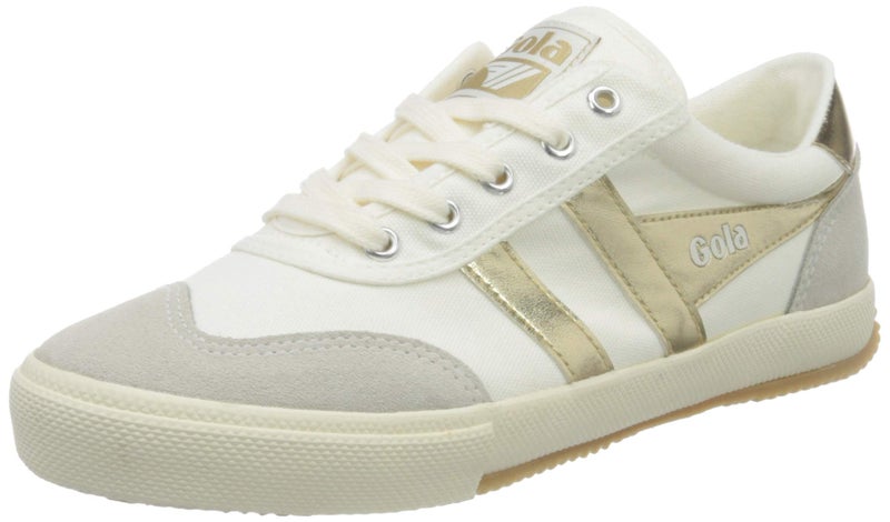 Gola Women's Badminton Off-White/Gold 7.5 Medium