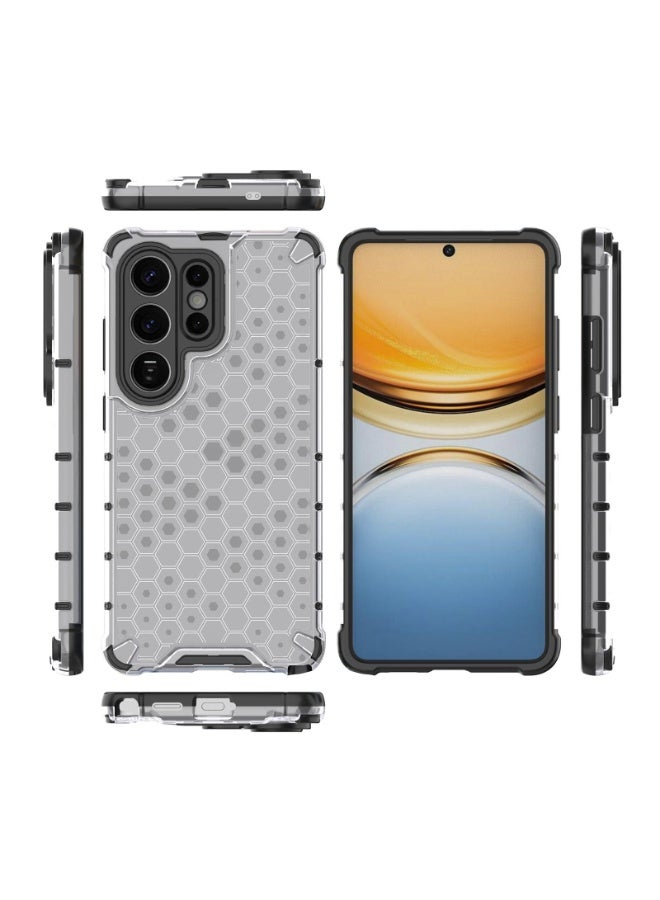 Case Cover Honeycomb Case Shockproof Camera Protection Cover Compatible with Samsung Galaxy S26 Ultra ( transparent) - Image 2