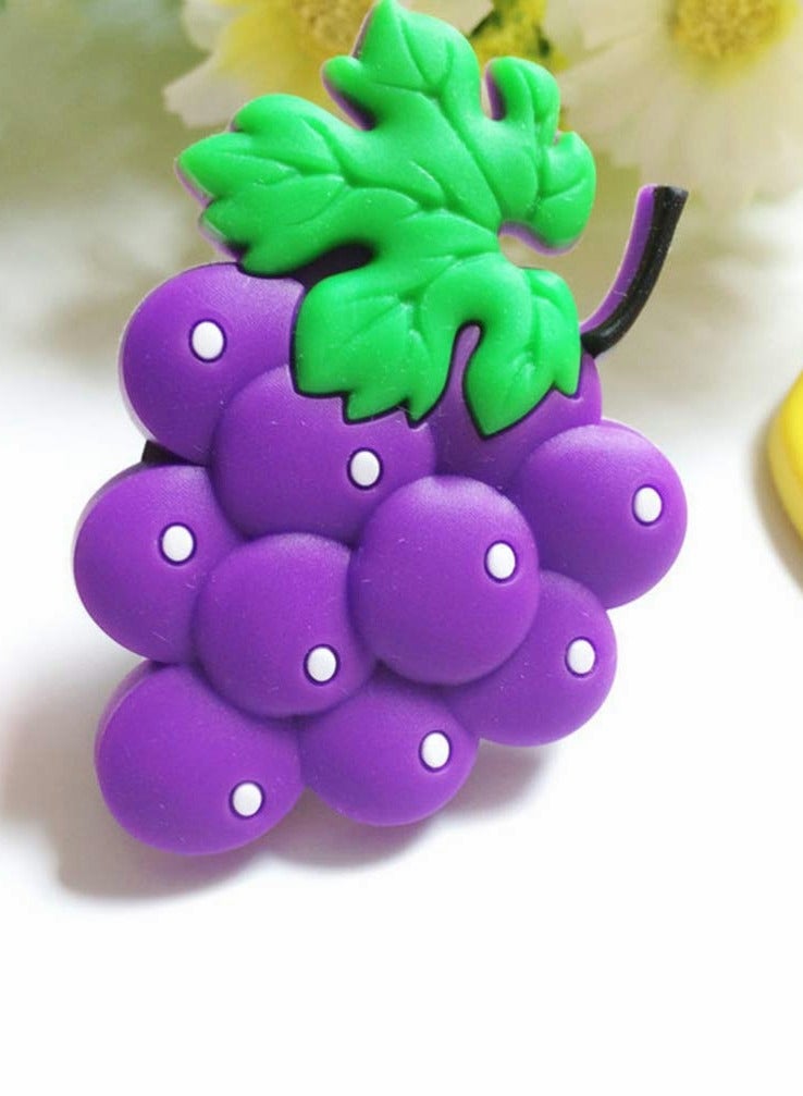 Fridge Refrigerator Magnets Set, Cute Cartoon Fruits Magnetic Whiteboard Magnets, Office Notice Message for Kids Activity Home Kitchen Decoration Accessories Travel Souvenirs 10 Pcs