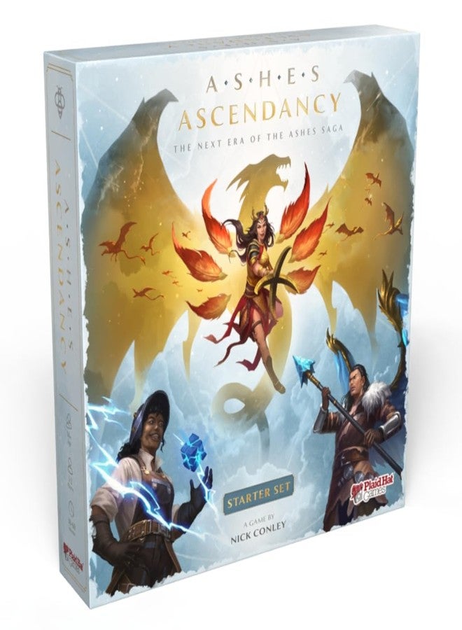 Plaid Hat Games Ashes Ascendancy Starter Set by Plaid Hat Games | Ages 14+ | 1-2 Players | 30-60 Minute Playing Time | Strategic Fantasy Card & Dice Battle Game - Image 1