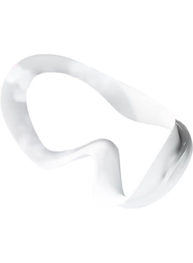 Swans Adult Swimming Goggles, Non-Prescription, For Men And Women, High-Definition, Anti-Fog, Waterproof, Large Frame, Professional Diving Swimming Glasses, Equipment, Ice White - Image 2