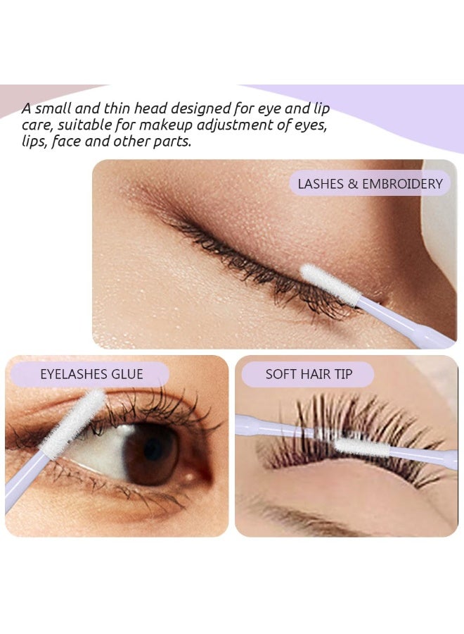 MAYCREATE® 100-Count Fine Tip Cotton Swabs for Makeup Removal Eyeliner Mascara Precision Removal Excess cosmetics Cotton Swabs Makeup Tools for Eyeliner Fixing & Sharpening & Lip Liner Correction - Image 4