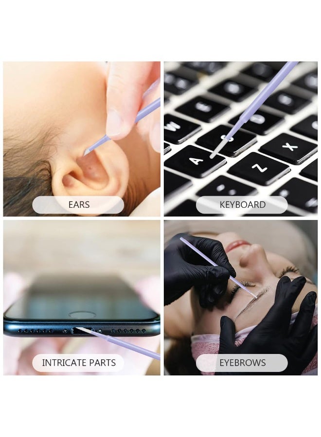 MAYCREATE® 100-Count Fine Tip Cotton Swabs for Makeup Removal Eyeliner Mascara Precision Removal Excess cosmetics Cotton Swabs Makeup Tools for Eyeliner Fixing & Sharpening & Lip Liner Correction - Image 5