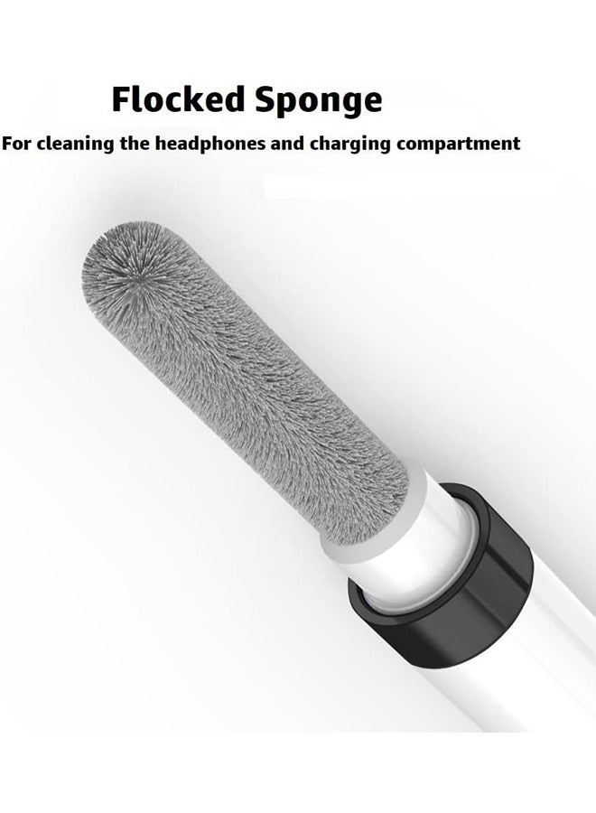 ​4 In 1 Cleaning Kit for Earphone Case, Cleaning Tools for iPhone and Keyboard, Soft Brush Cleaning Pen for Bluetooth Earphone Case, for Huawei, for Samsung, for MI (Black) - Image 3