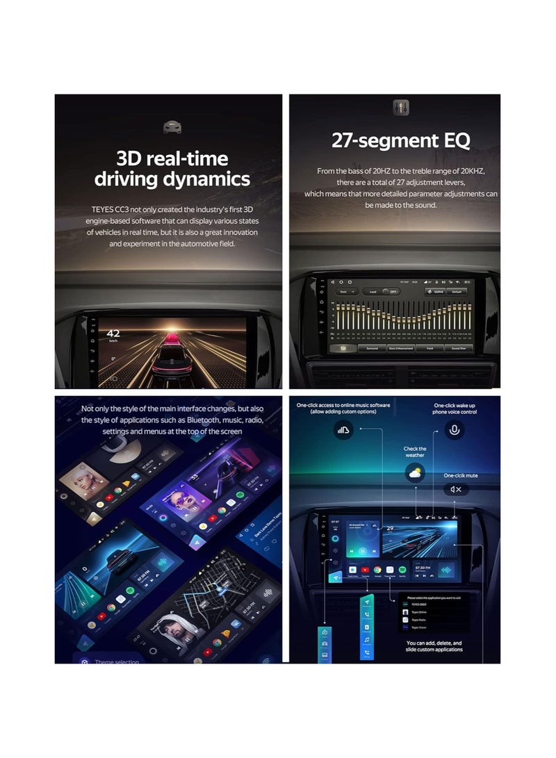 شيزا ستار ستيريو سيارة أندرويد لكيا سيراتو 4 فورتي K3 2018 2019 2020 2021 2 جيجابايت رام 32 جيجابايت روم ميرور لينك واي فاي BT، راديو GPS، 9 بوصة يدعم Apple Carplay، شاشة تعمل باللمس IPS مع كاميرا احتياطية AHD - Image 3