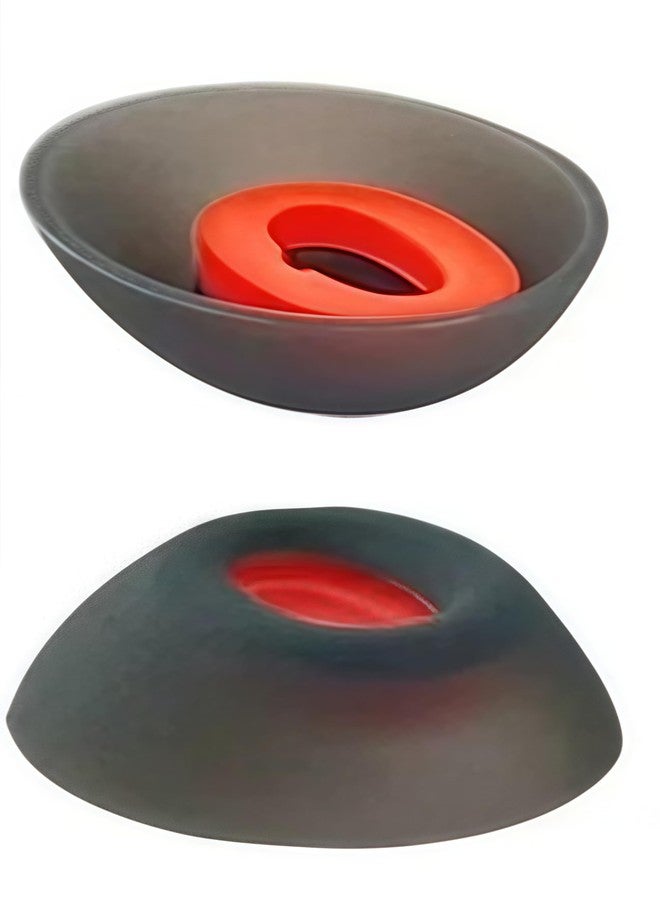 Wiki VALLEY 3 Pairs Replacement Earbuds Tips Silicone Ear Tips for JBL Tune Flex Fit in Case, Buds Tips,3 Size,Black Orange-S/M/L - Image 5
