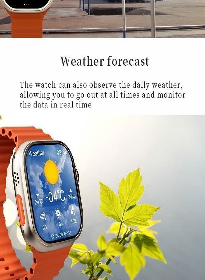 W&O X9 ULTRA 2 Series 9 Wearfit Pro SmartWatch SUPER AMOLED Screen Unlock AI Chat GPT GPS NFC Bluetooth V5 Call Wireless Charger - Image 2