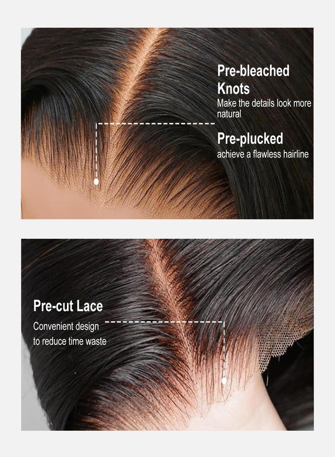 Tinashe Glueless Wigs Human Hair Pre Plucked Pre Cut Reddish Brown Loose Body Wave Short Wig 6×5 Lace Pre-Bleached Knots HD Lace Front Wigs Human Hair for Black Women (#33 Reddish Brown - 12 inch) - Image 4