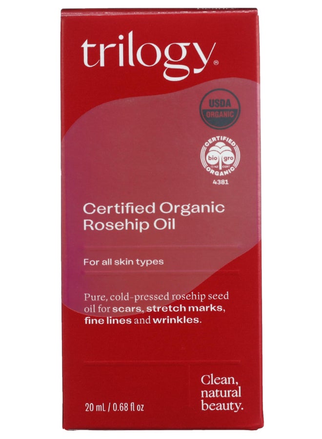 Trilogy TRRROSUTRO20 Certified Organic Rosehip Oil 20ml067 Ounce - Image 3