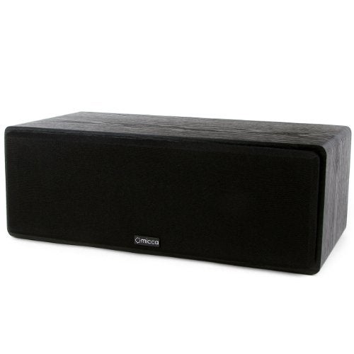 micca MB42-C Center Channel Speaker for Home Theater, Surround Sound, Passive, 2-Way (Black, Each) - Image 2