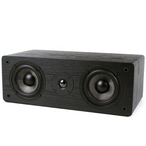 micca MB42-C Center Channel Speaker for Home Theater, Surround Sound, Passive, 2-Way (Black, Each) - Image 3