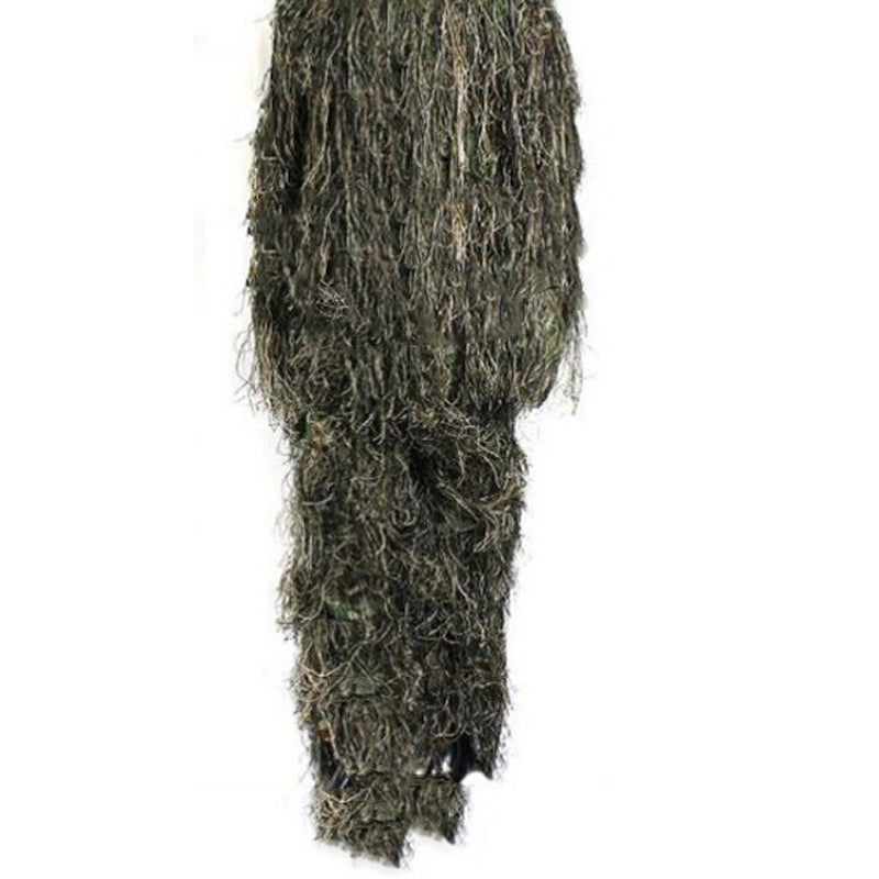 Kids Ghillie Suit: 1.1‑1.3m Premium PP Thread With Mesh Lining - Eyelet Headgear Camouflage Suit for Outdoor Hunting, Sniping and Cosplay - Image 2