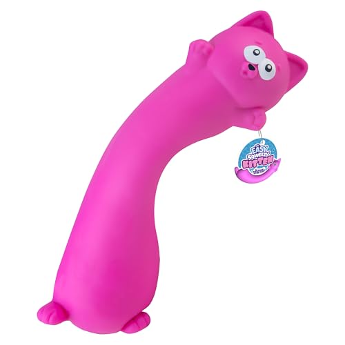 The Orb Factory ORB Easy Sqweezy Pets Giant Stretchy Cat Stretches Up to 5 Feet Long Huge Jumbo Sized Purple Squishy Toy Kitten Stretch and Squeeze for Stress Relief Fun Sensory Fidget Toy for Kids and Adults - Image 5