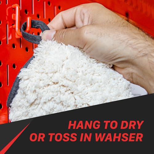 Maxshine Universal 2-Pack Professional Microfiber Wash Mitts – Finger Wheel Mitt & Dusting Mitt – Ideal for Small Area Detailing & Car Washing – Auto Detailing Accessories - Image 4