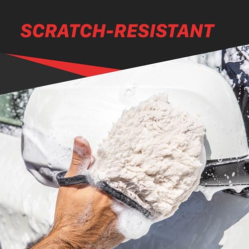 Maxshine Universal 2-Pack Professional Microfiber Wash Mitts – Finger Wheel Mitt & Dusting Mitt – Ideal for Small Area Detailing & Car Washing – Auto Detailing Accessories - Image 5