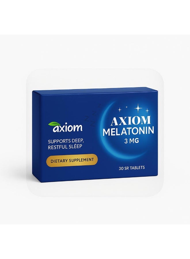 أكسيوم ميلاتونين ٣مجم + ڤيتامين ب٦ - Image 1