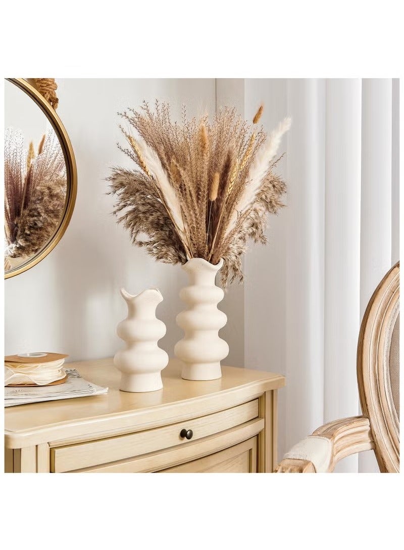 بيوينتي المزهريات البيضاء الزخرفية الحديثة - Image 2