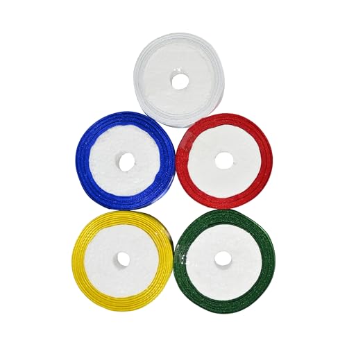 AMAROBA Satin Ribbon for Decoration, Gift Wrapping, for School Project Works, Opening Ribbon, Invitation Card, Birthday Parties, and Multi Purpose USE (1 INCH (10MTR X 5 PC), Multi) Colour May Vary - Image 4