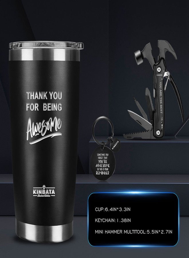 KINBATA Thank You Gifts for Men-Christmas Best Birthday Gifts for Dad from Daughter,Wife,son Mothers Day Inspirational Gifts for Women,Him,Husband,Grandpa Coworker,Friends Multitools - Image 2